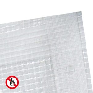 Gitter-Abdeckplane T200 schwer entflammbar